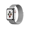 Refurbished Apple Watch Series 5 | 40mm | Stainless Steel Case Silver | Silver Milanese Strap | GPS | WiFi + 4G