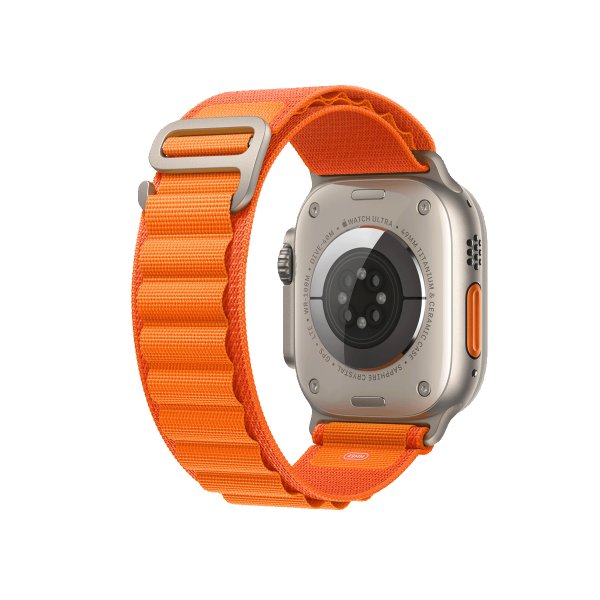 Refurbished Apple Watch Ultra | 49mm | Titanium Case | Orange Alpine Band | GPS | WiFi + 4G