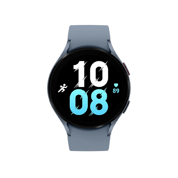 Refurbished Galaxy Watch5 | 44mm | Aluminum Case Blue | Blue Sport Band | GPS | WiFi