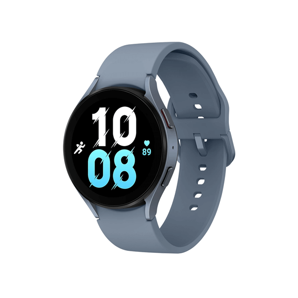 Refurbished Galaxy Watch5 | 44mm | Aluminum Case Blue | Blue Sport Band | GPS | WiFi