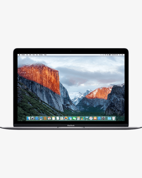 MacBook 12 inch | Core m3 1.1 GHz | 256 GB SSD | 8GB RAM | Space gray (early 2016) | Qwerty