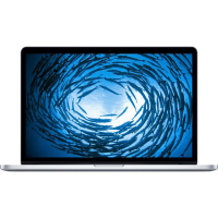 MacBook Pro 15-inch | Core i7 2.2GHz | 256GB SSD | 16GB RAM | Silver (Mid 2014) | retina | Qwerty/Azerty/Qwertz