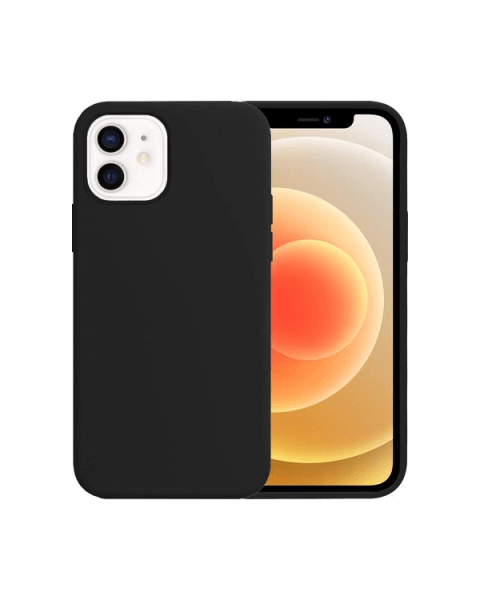 Silicone Backcover iPhone 12 Mini | Black