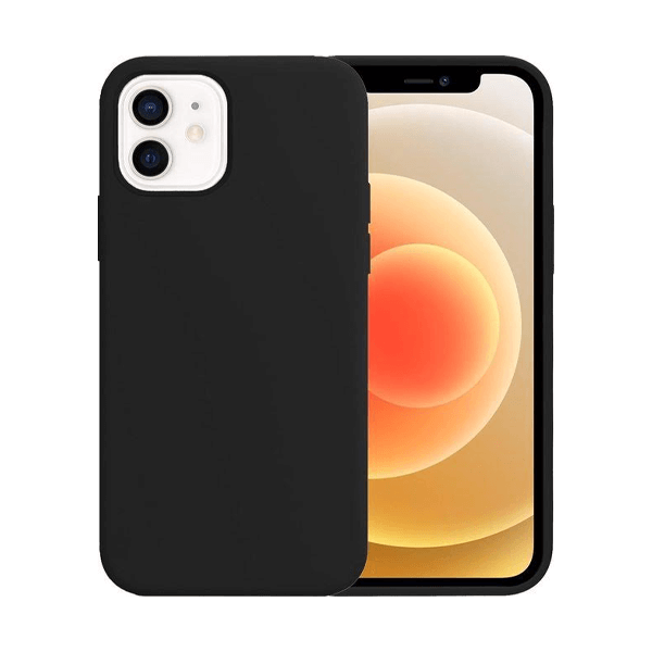 Silicone Backcover iPhone 12 Mini | Black