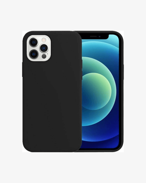 Silicone Backcover iPhone 12 Pro Max | Black