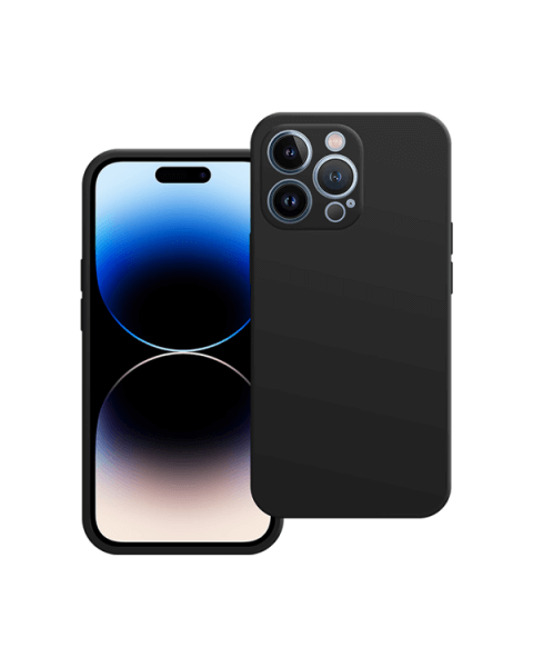 Silicone Backcover iPhone 13 Pro | Black