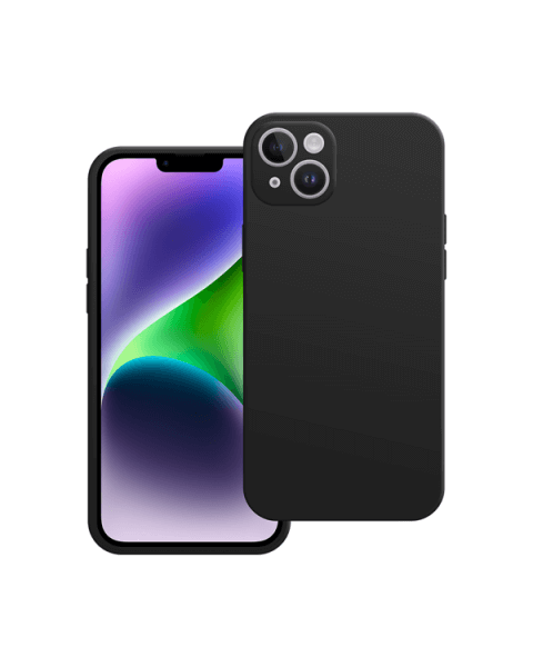 Silicone Backcover iPhone 14 Plus | Black