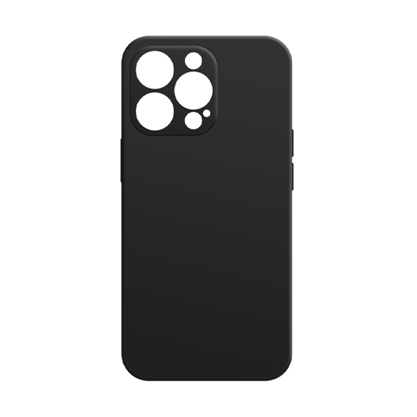 Silicone Backcover iPhone 14 Pro Max | Black