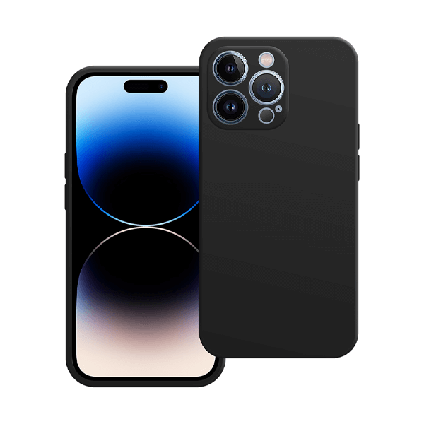 Silicone Backcover iPhone 15 Pro | Black