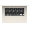 Macbook Air 15-inch | Apple M3 8-core | 256 GB SSD | 8 GB RAM | Starlight (2024) | 10-core GPU | Qwerty